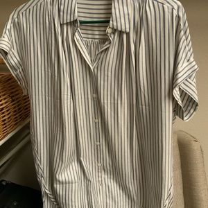 Madewell central drapy shirt